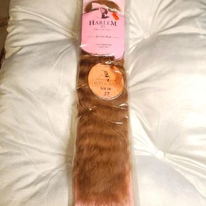 Harlem 125 Human Hair Yaki S/B  18"  #27 light auburn